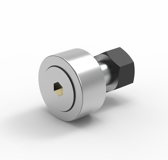 经济型 凸轮轴承随动器 头部·螺纹部两侧内六角孔型（带油嘴的球面型）圆弧型